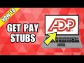 How To Get Pay Stubs From ADP App