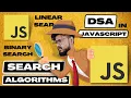 Data Structures in Javascript Linear Search and Binary Search Frontend DSA Interview Questions