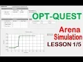 OptQuest Arena Simulation optimization quest Lesson 1 out of 5