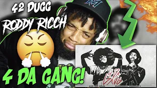 roddy is back 42 dugg roddy ricch 4 da gang official audio reaction 