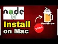 Install Node js Using Homebrew on Mac Easy Developer Setup 2025 Guide