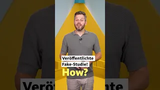 📑❌ Veröffentlichte Fake Studie! How? | Studio Q