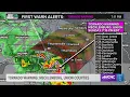 REPLAY Tornado Warning for Charlotte and Mecklenburg County
