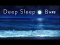 Download Lagu 8 Hours Ocean Waves at Night for Deep Sleep - Relaxing Tropical Beach at Night for Sleeping