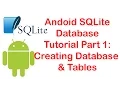 Creating Database and Tables using Sqlite in Android