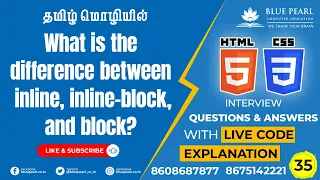 What is the difference between inline inline-block and block Inline vs Inline-Block Display in CSS