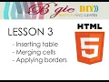 LESSON 3 OF HTML 5