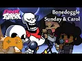 Download Lagu Sunday \u0026 Carol vs Sans \u0026 Papyrus: Bonedoggle - Friday Night Funkin'