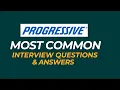 Progressive Insurance Interview Questions and Answers How to Pass the Interview