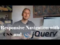 Responsive Navbar with CSS and JQuery