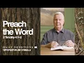 Daily Devotional Preach the Word 2 Timothy 4 1 2 Pastor Jim Cymbala