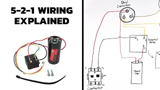 How to Wire 521 Start Capacitor and Potential Relay in Air Conditioner