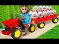 Download Lagu Monkey Baby Bon Bon goes to the supermarket to buy kitchen utensils and eats eggs with puppy