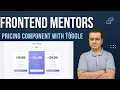 Pricing component with toggle Frontend Mentor Challenge