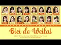 Lagu SNH48 15th Single (Senbatsu) - Bici de Weilai / 彼此的未來 | Color Coded Lyrics CHN/PIN/ENG/IDN