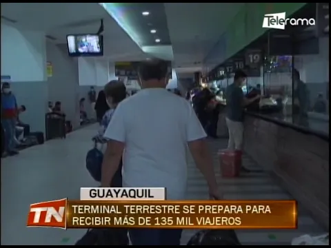 Terminal terrestre se prepara para recibir más de 135 mil viajeros