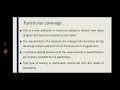 function coverage-white box testing