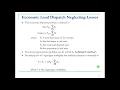 Lecture 4 Economic Load Dispatch - Part 1 EE 306 Power System Analysis