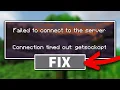 How to Fix Minecraft Error Connection Timed Out getsockopt 2026 Working Fix