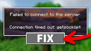 How to Fix Minecraft Error Connection Timed Out getsockopt 2026 Working Fix