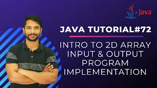 Introduction to 2D Array in Java Program Implementation In Hindi