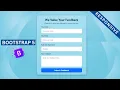 Feedback form using Bootstrap 5 Responsive Feedback Form form