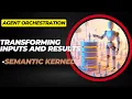 Agent Orchestration Transforming Inputs and Results in Semantic Kernel