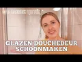 GLAZEN DOUCHEDEUR SCHOONMAKEN |  Glascorrosie of kalk? | Experiment, 3 manieren | Werkt het?