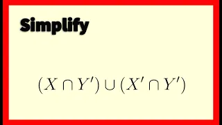 Simplify the following expression X Y X Y