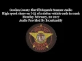 Gordon County Sheriff Dispatch Scanner High speed chase on I-75 of a stolen vehicle