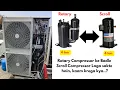 How to Change 3phase duct table ac Compressor 4 ton Scroll Compressor replacement in hindi