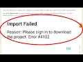 Fix Alight Motion Import Failed Please Sign In to download the project Problem Solve