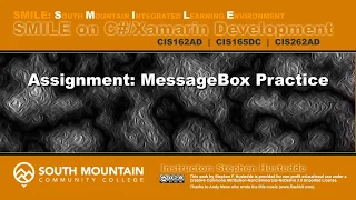 C Xamarin Cohort 01W - MessageBox Practice