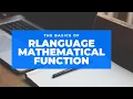 How to use mathematical functions in R