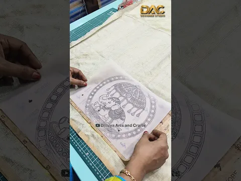 Zero Drawing Skills? 😲 Learn This EASY Fabric Painting Tracing Method!