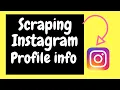Scrapping Instagram profile With Python