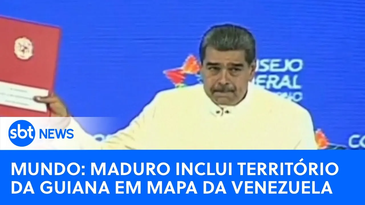 Mundo: Maduro inclui território da Guiana em novo mapa da Venezuela; e mais | Jornal da Semana