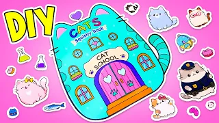 Slime Sam's ULTIMATE Kitty School! 🐱💖 Squishy Playbook DIY