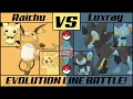 Download Lagu RAICHU vs LUXRAY | Pokémon Evolution Line Battle