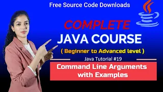Command Line Arguments in Java HINDI