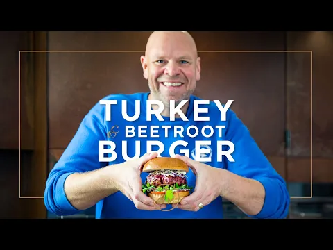 Cooking Healthier with Tom Kerridge: Turkey & Beetroot Burger Recipe
