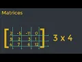 Vector and Matrix in Python python tutorial