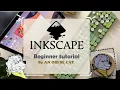How to use Inkscape Inkstitch to create custom patches and embroidery - Beginner friendly tutorial