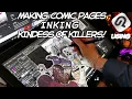 Batgirl Comic Page Colouring Comic Making