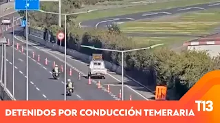 Cuatro detenidos por conducción temeraria
