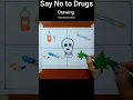 Download Lagu Say No to Drugs Drawing #shorts  #drugabuseawareness #habibdrawingschool