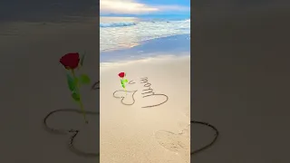 اسم شمس على الرمل شاهد الجمال 