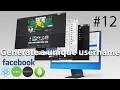 Generate unique and validate Username BUILD BEST FACEBOOK CLONE 2022