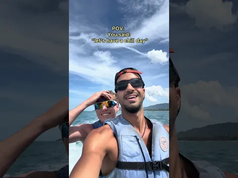 POV: You said “let’s have a chill day!”