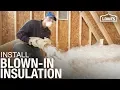 How to Install Blown-in or Loose Fill Insulation